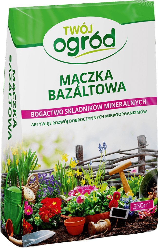 Twój Ogród Mączka bazaltowa pylista 10kg - polepszacz gleby