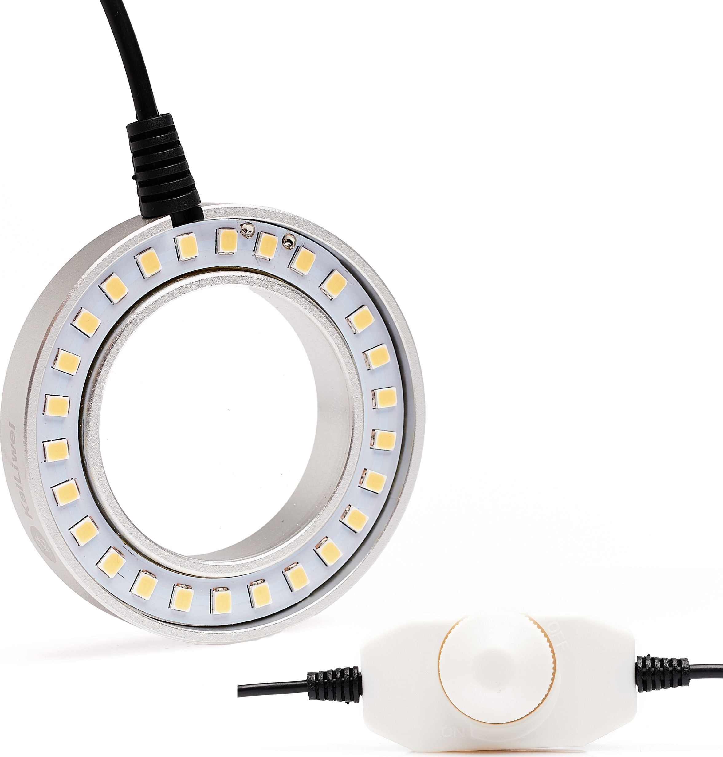 Mikroskop Techrebal Oświetlenie do mikroskopu LED z soczewką przeciwpyłową