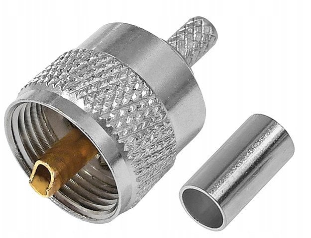 WTYK ZACISKANY UHF(UC1)-W/ZAC-RG58