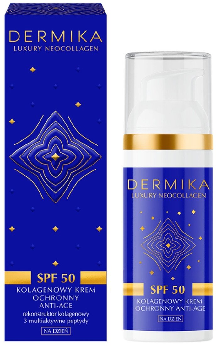 Dermika Luxury Neocollagen kolagenowy Krem ochronny anti-age spf50 50ml