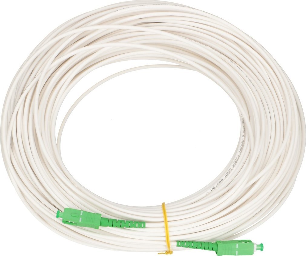 ExtraLink EXTRALINK PATCHCORD SC/APC-SC/APC SM G657A2 SIMPLEX 3.0MM 30M LSOH WHITE