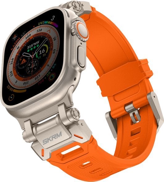 Skinarma pasek Titon Apple Watch Ultra 49mm pomarańczowy/orange