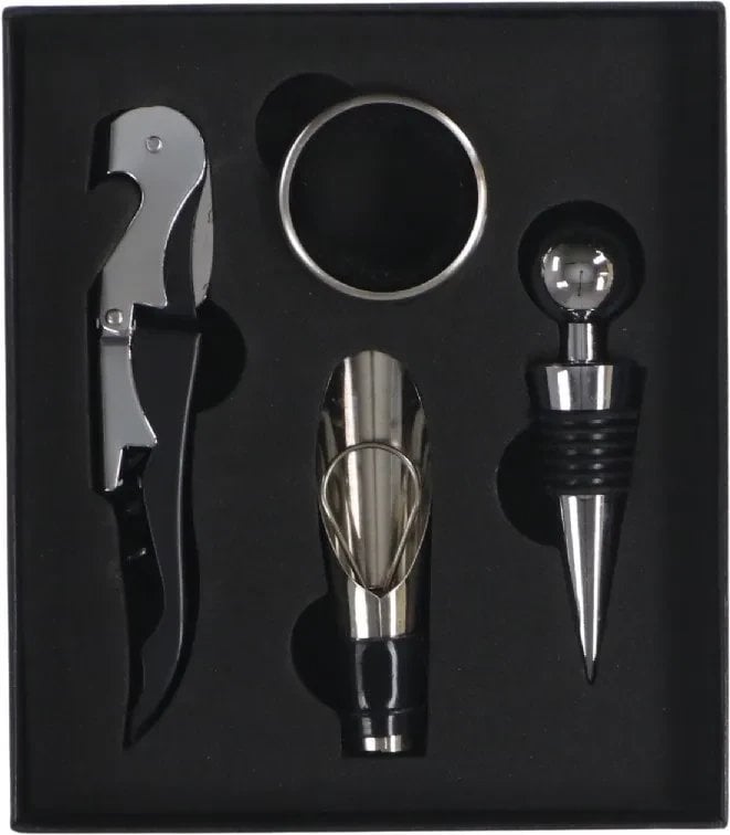 Wine set 4 pieces in gift box