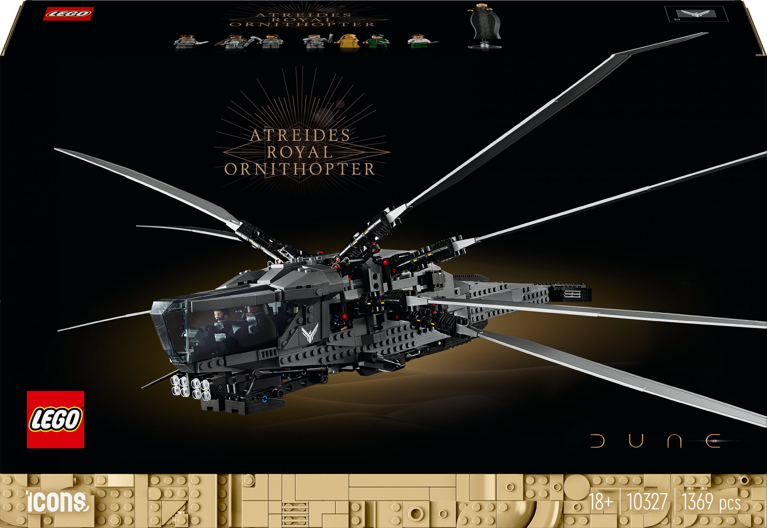 LEGO Icons Diuna — Atreides Royal Ornithopter (10327)