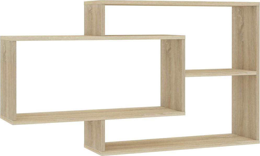 Elior Zestaw brązowych półek ściennych - Acker