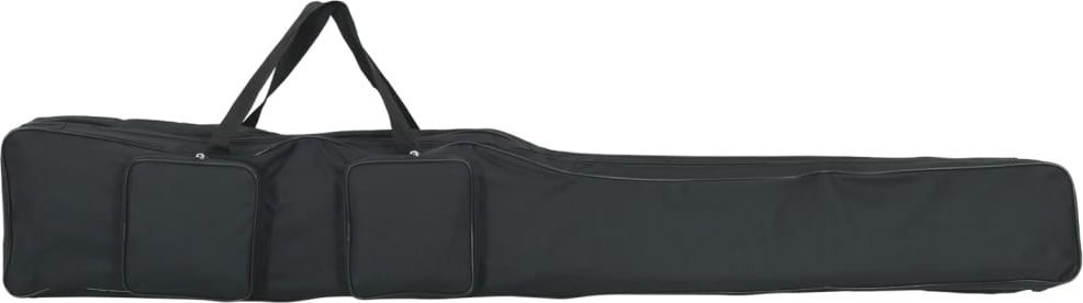 vidaXL Torba na wędkę, czarna, 150 cm, tkanina Oxford