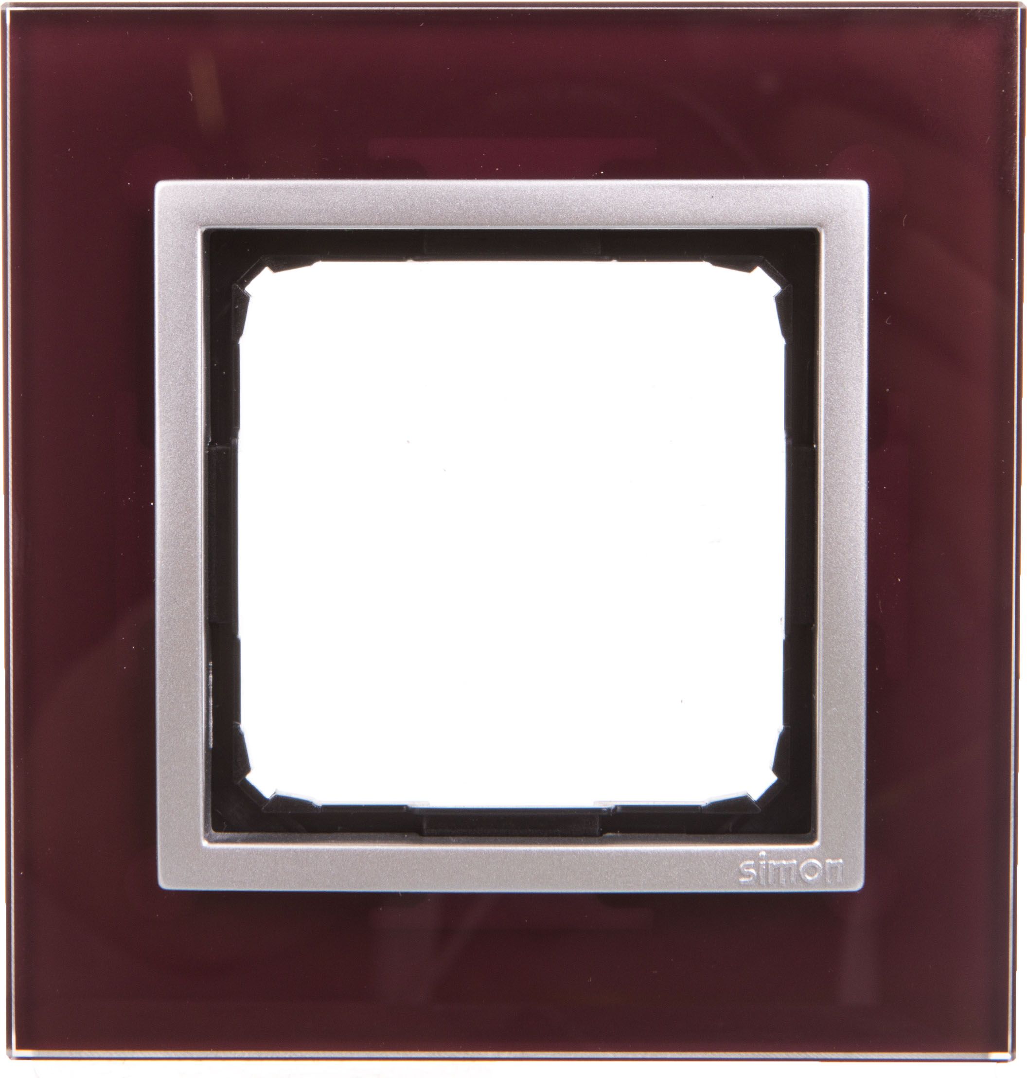 Kontakt-Simon Nature Ramka pojedyncza szkło kusząca śliwka (DRN1/89)