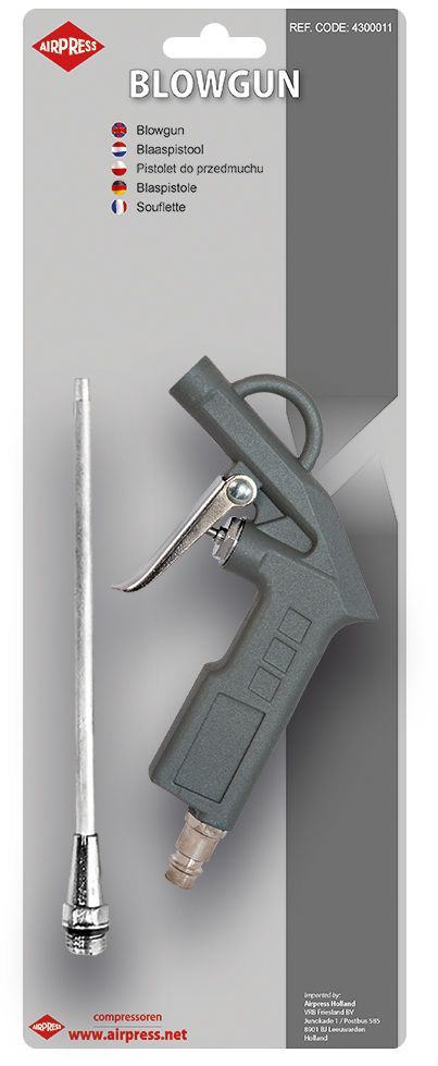 Airpress Pistolet do przedmuchiwania z długą dyszą (4300011)