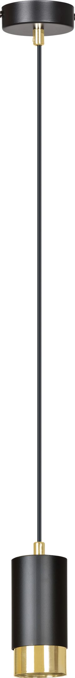 Lampa wisząca Emibig Nowoczesna lampa sufitowa czarna Emibig FUMIKO 817/1