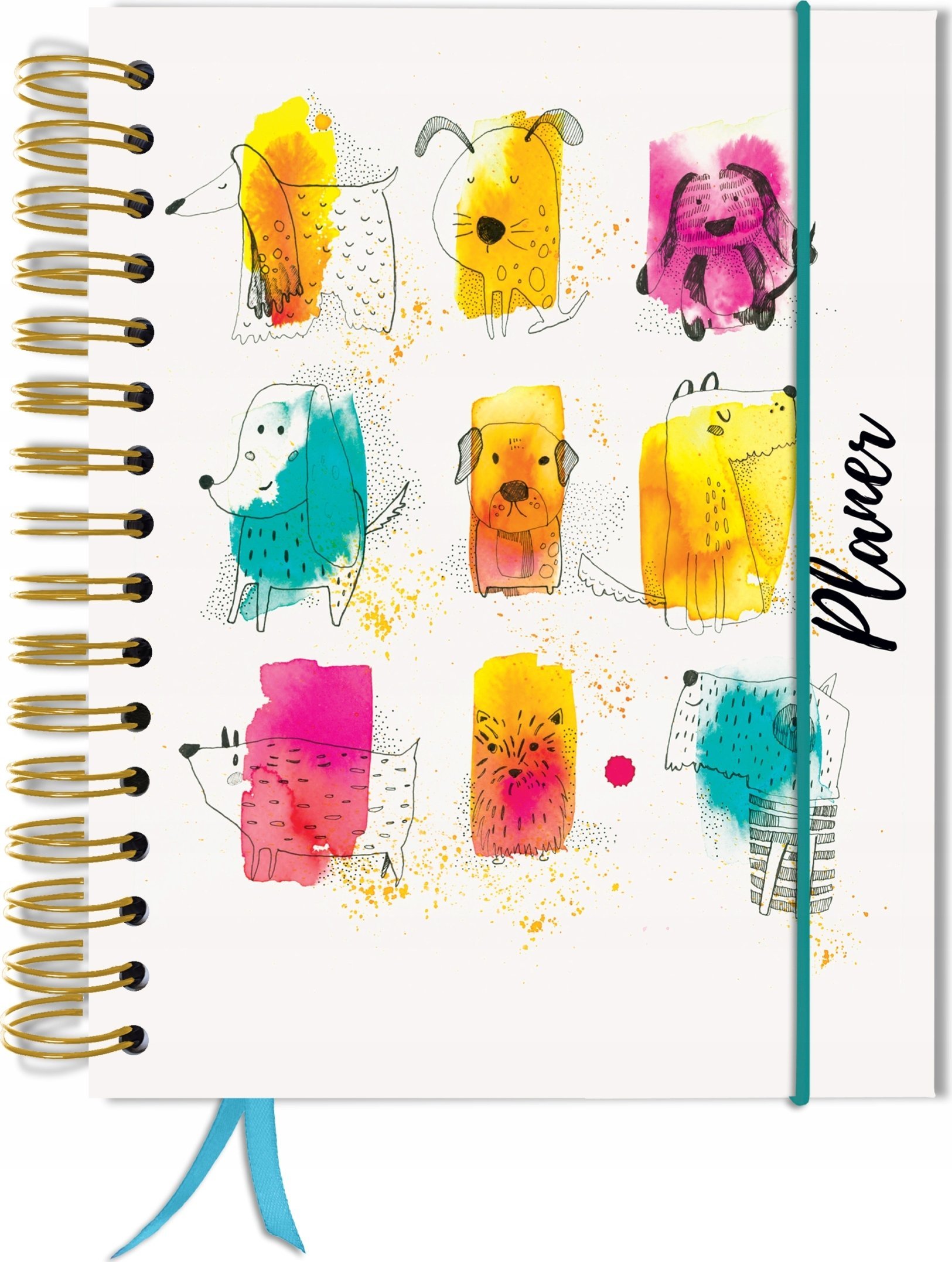 TadaPlanner Kalendarz terminarz bez dat planer uniwersalny A5+