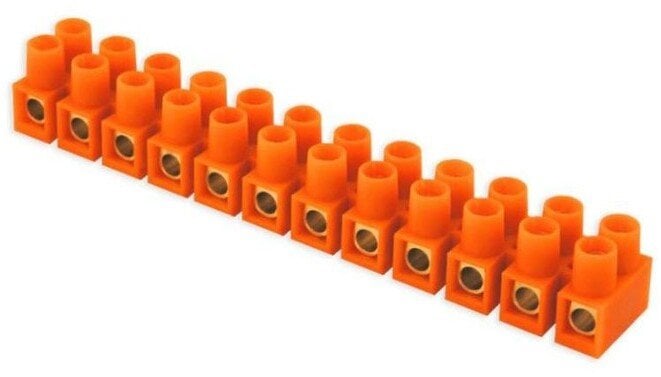 Listwa zaciskowa 12-torowa 6,0mm2 pomarańczowy 24658