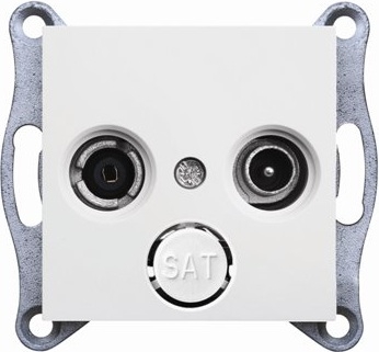 Hager Gniazdo antenowe LUMINA2 RTV końcowe białe - WL3010