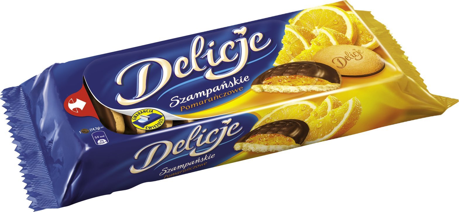 Wedel DELICJE SZAMPAŃSKIE 147g POMARAŃCZOWE -