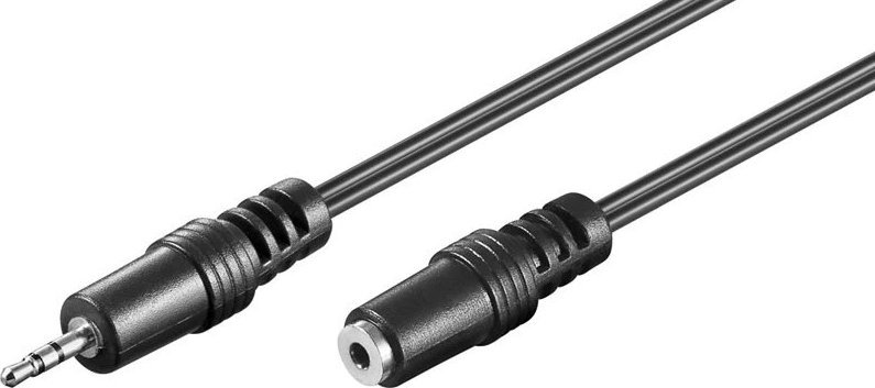 Kabel zasilający PremiumCord PREMIUMCORD Kabel audio 2,5mm Jack - Jack przedłużający 5m (M/F, stereo)