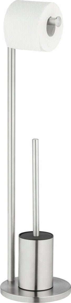Wenko Stojak na szczotkę WC z uchwytem na papier 2w1 FERLA