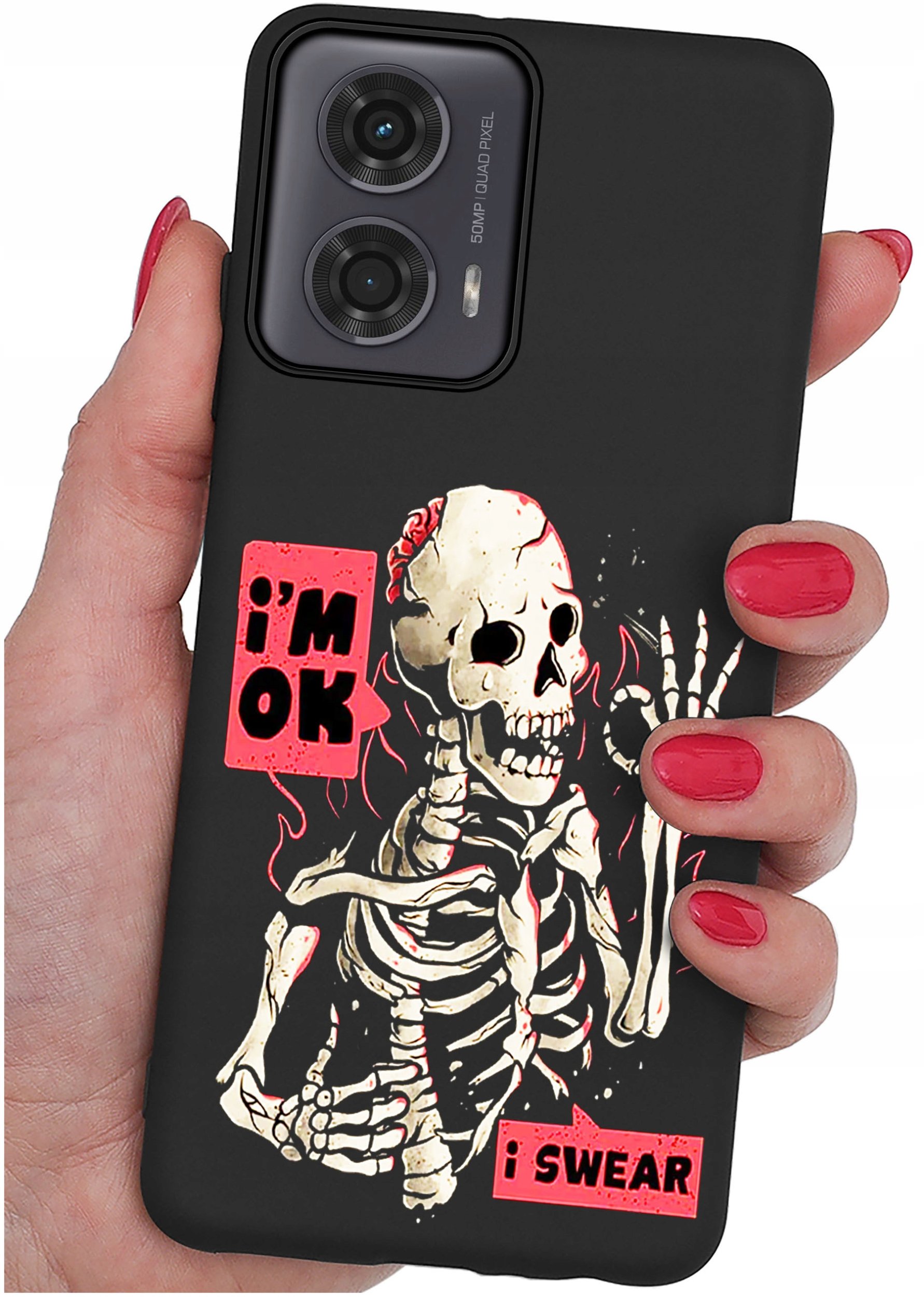 Etui do Motorola Moto G24 |G24 POWER |G04 |E14 WZORY |SILIKONOWE MATT SZKŁO