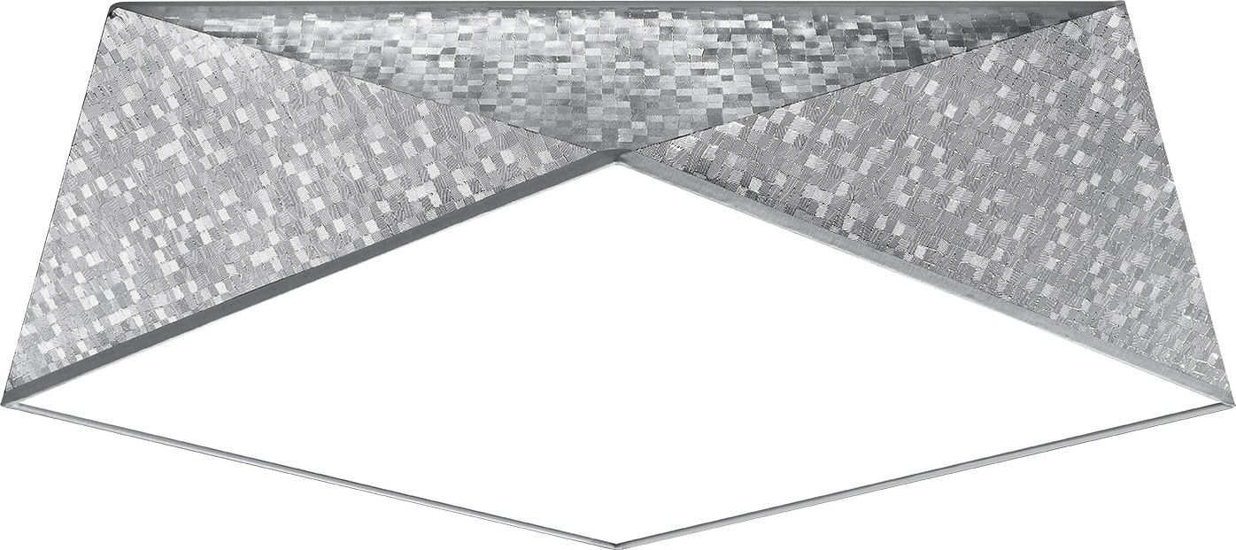 Lampa sufitowa Lumes Srebrny geometryczny plafon - EX591-Hexi