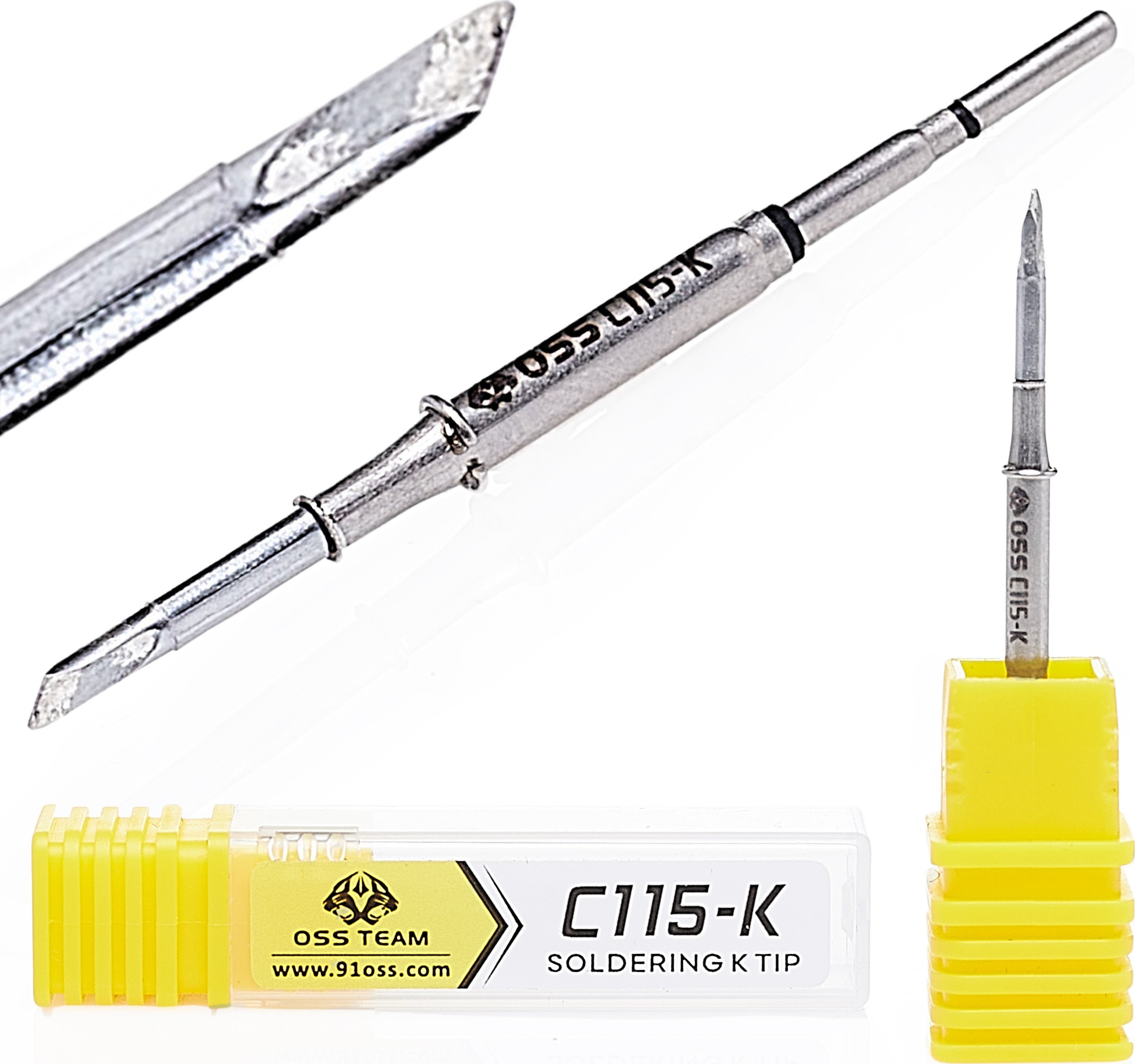 Precyzyjny Grot Lutowniczy marki OSS C115 T115 typu Nóż K do Lutownic