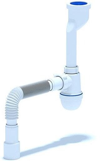SIPHON URINAL U1016 FLEXI PIPE 32X40/50