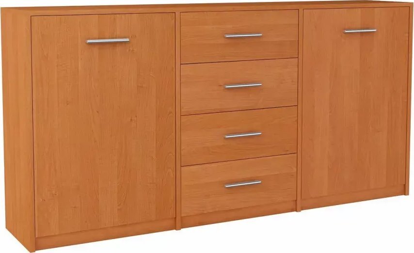 Elior Klasyczna komoda do sypialni olcha - Pirex 4X