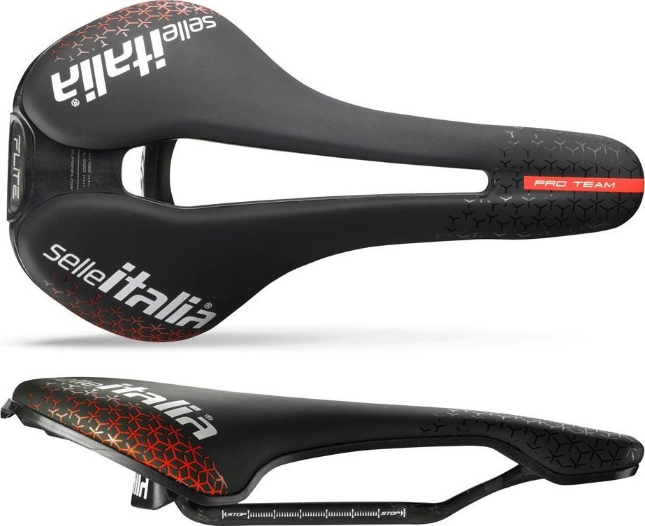 Selle Italia Siodło SELLE ITALIA FLITE Boost PRO TEAM Kit Carbonio Superflow L3, Carbon Rail ⌀7x9 mm + 10mm, Fibra-Tek, 170g, Czarne (NEW)