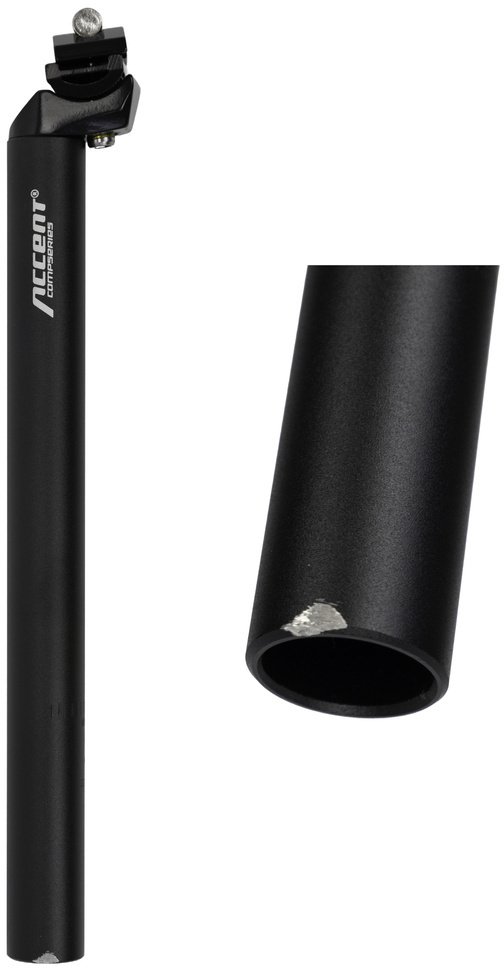 Accent Wspornik siodła SP-252 31,2 mm, czarny matowy