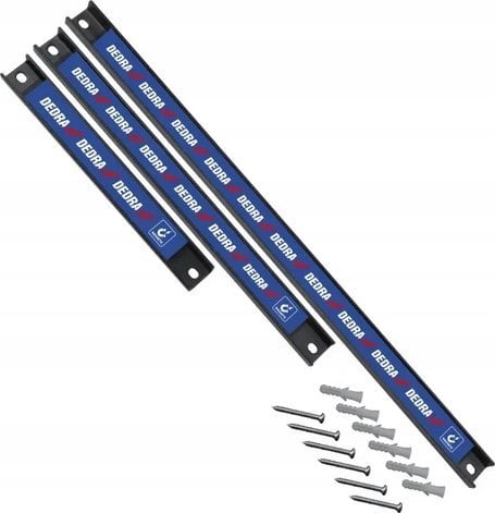 Dedra Zestaw listew magnetycznych na narzędzia 3szt. 20, 30, 45cm