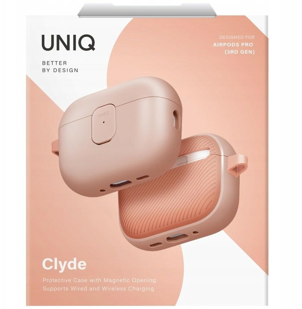 Uniq Clyde - etui do AirPods Pro 3 różowe