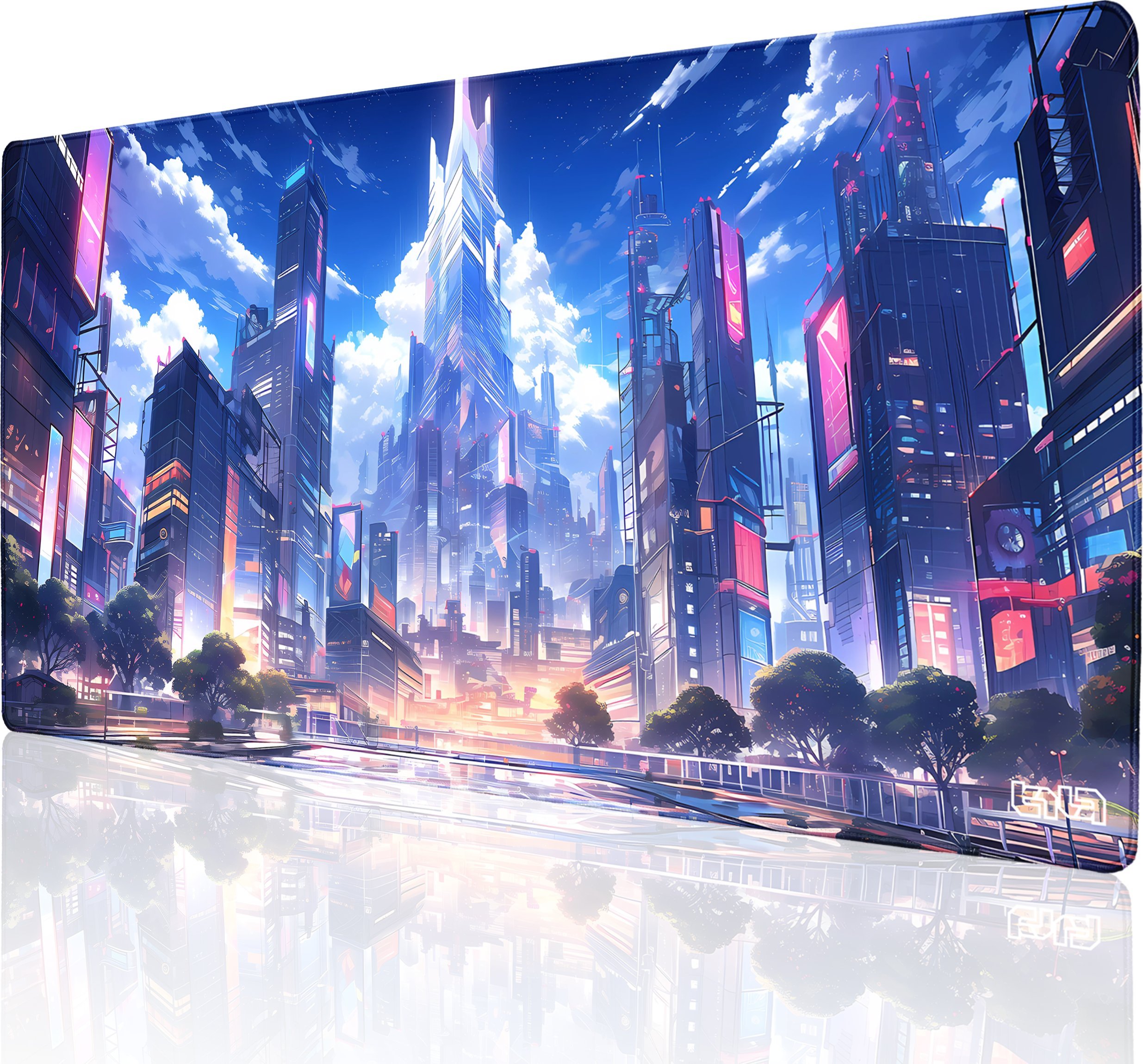 Podkładka Tilt PODKŁADKA POD MYSZ GAMINGOWA Futurystyczne Tokio 100x50 TILT Wytrzymała