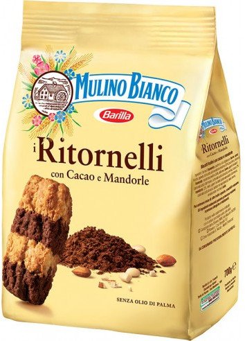 Ciastka o smaku kakao i migdałów Ritornelli 700g - Mulino Bianco