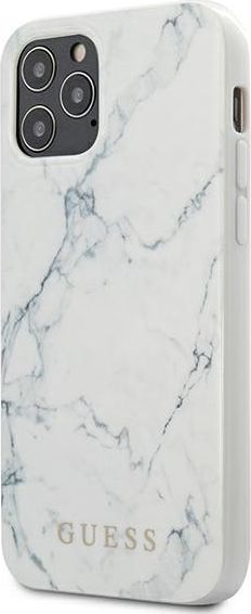 Guess Guess GUHCP12SPCUMAWH iPhone 12 mini 5,4" biały/white hardcase Marble