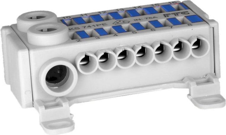 Simet Blok rozdzielczy CU 2-potencjałowy niebieski (82162033)