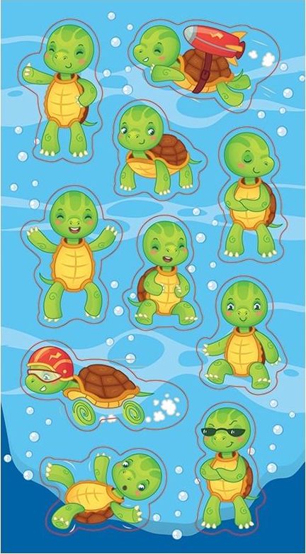 Ranok Naklejki Żółwie