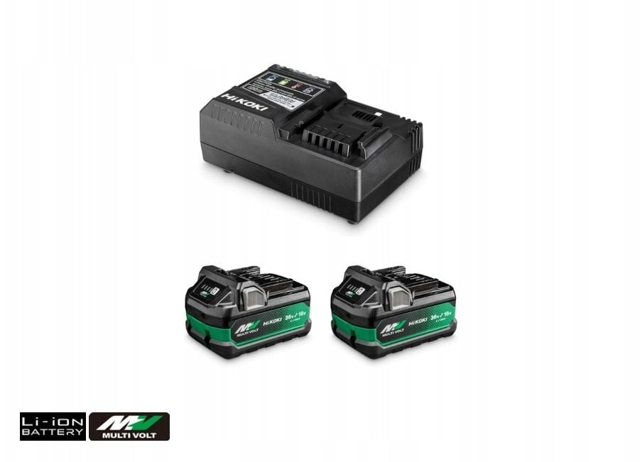 HIKOKI.AKUMULATOR 36V 2,5Ah BSL36A18X 2szt. +ŁADOWARKA UC18YSL3 WHZ