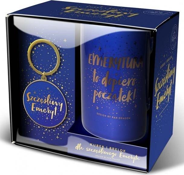 Pan Dragon Zestaw kubek + brelok Emerytura (461087) - 5901854966854