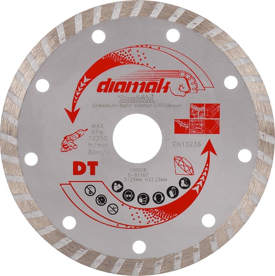 Makita TARCZA DIAMENTOWA 125MM TURBO
