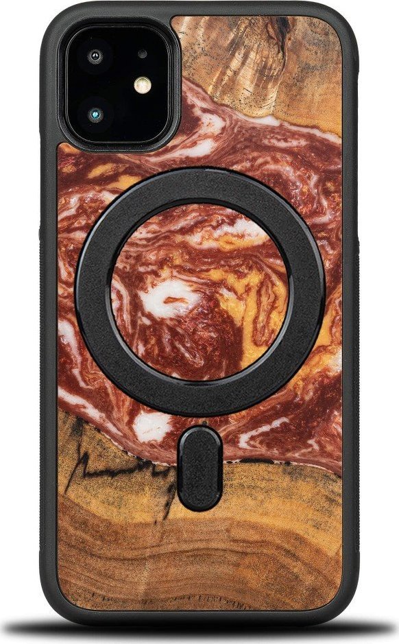 BeWood Etui Bewood Unique na iPhone 11 - Planets - Mars z MagSafe