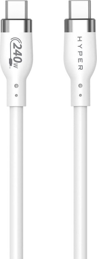 Kabel USB HyperDrive USB-C - USB-C 2 m Biały (HJ4002WHGL)