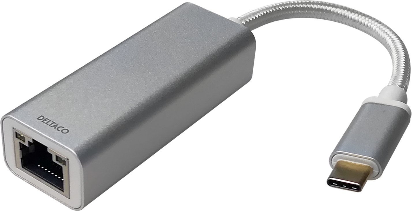 Deltaco USB-C tinklo adapteris DELTACO, 2,5G, aliuminis / USBC-GIGA6