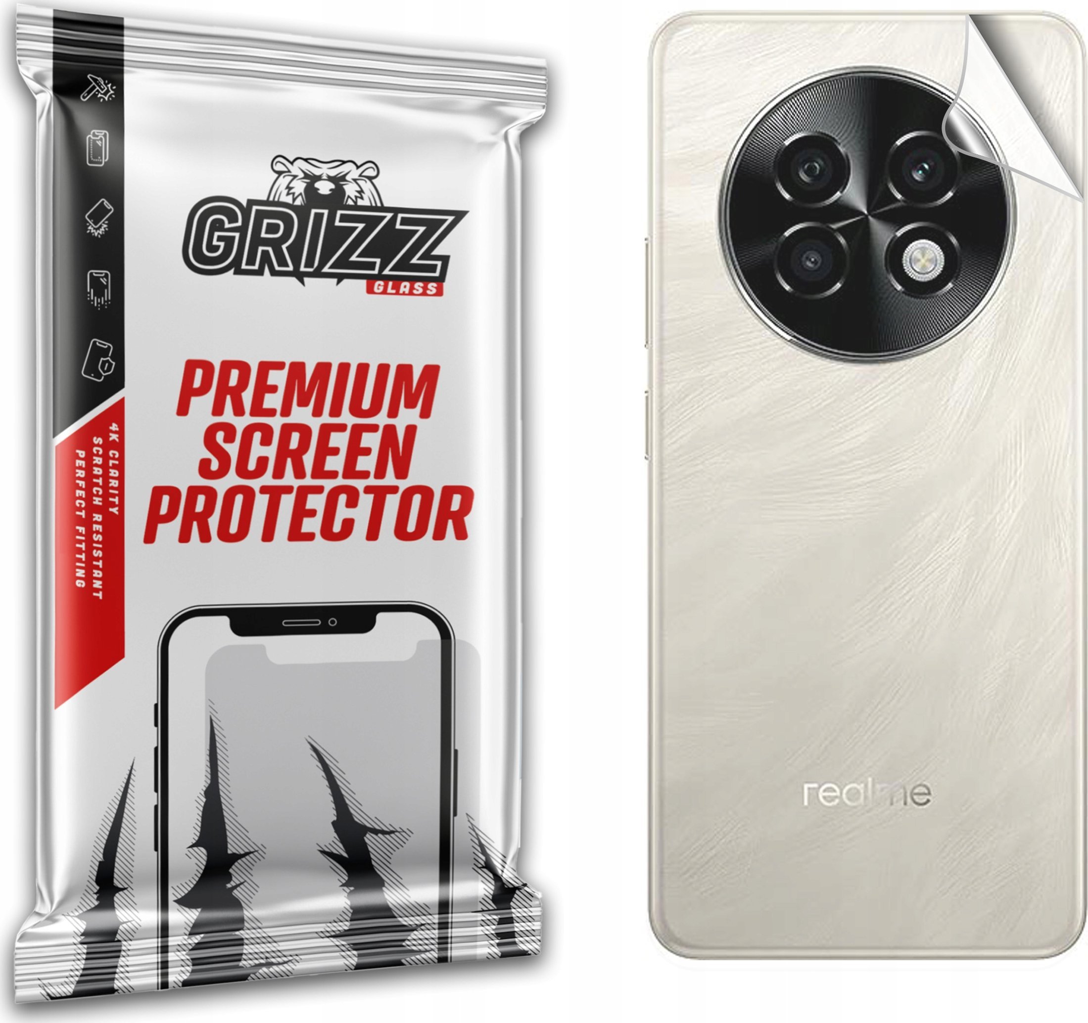 GrizzGlass Folia na tył GrizzGlass SatinSkin do Realme P1 Speed