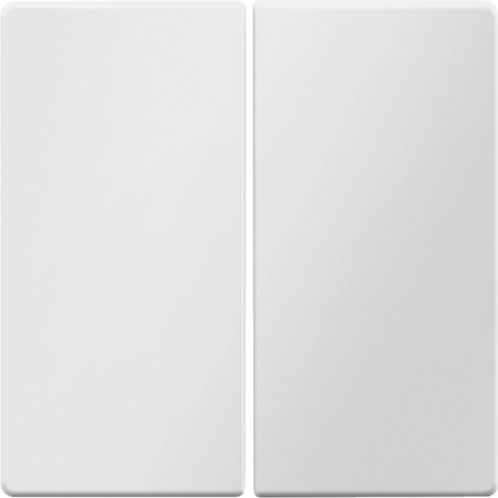 Berker Klawisz podwójny do łącznika klawiszowego Q.1 śnieżnobiały aksamit (16236089)