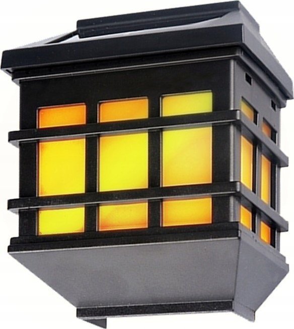 Kinkiet Masterled Lampka ozdobna kinkiet solarny z efektem płomienia ogrodowa zewnętrzna Lampka ozdobna kinkiet solarny z efektem płomienia ogrodowa z