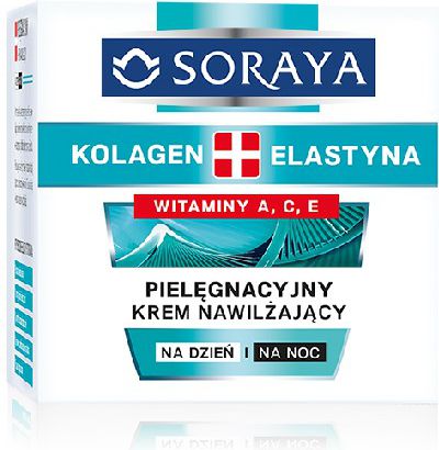 Soraya Kolagen Elastyna Pielęgnacyjny Krem nawilżający na dzień i noc 50ml