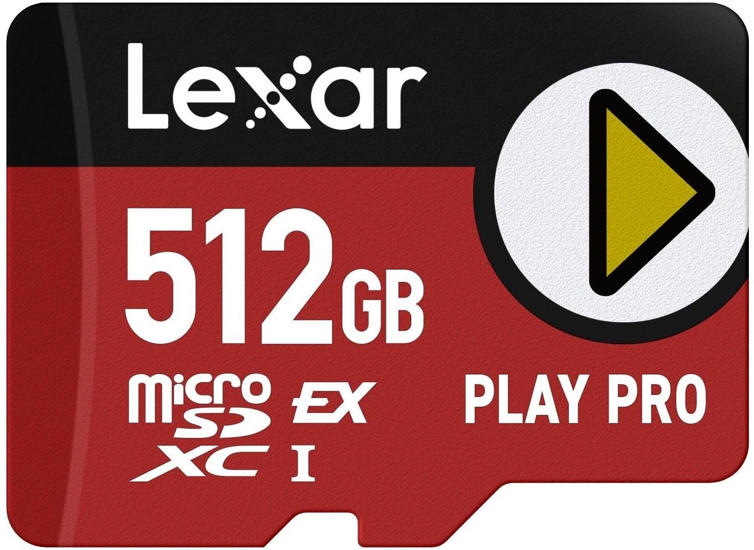 Karta Lexar Play Pro MicroSDXC 512 GB UHS-I (LMSXPS0512G-BNNNG)