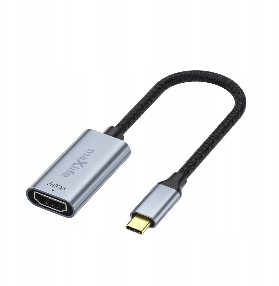 Maxlife adapter MXHC-01 HDMI - USB-C 4K 60HZ czarny