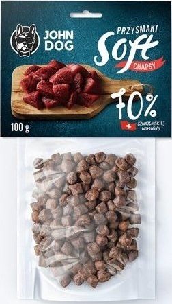 John Dog Chapsy z wołowiną szwajcarską 70% 100g