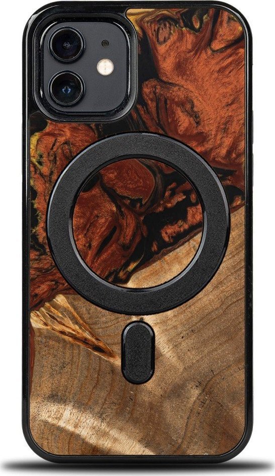 BeWood Etui Bewood Unique na iPhone 12 / 12 Pro - 4 Żywioły - Ogień z MagSafe