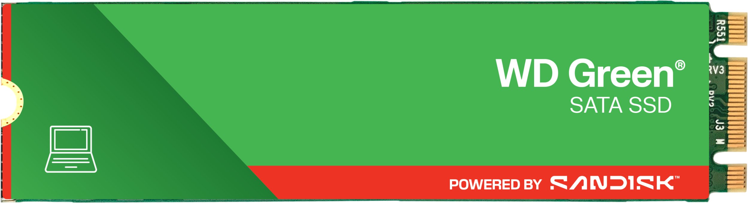 Dysk SSD SanDisk Green SN350 2TB M.2 2280 PCI-E x4 Gen3 NVMe (WDS200T3G0C)