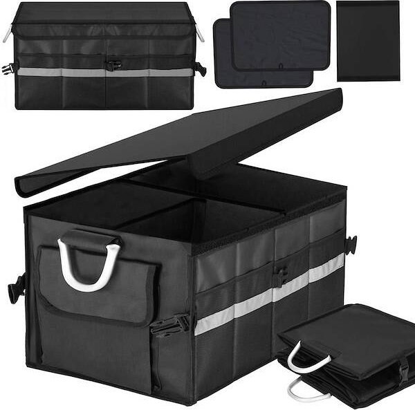 Springos Organizer samochodowy do bagażnika torba do auta czarna UNIWERSALNY