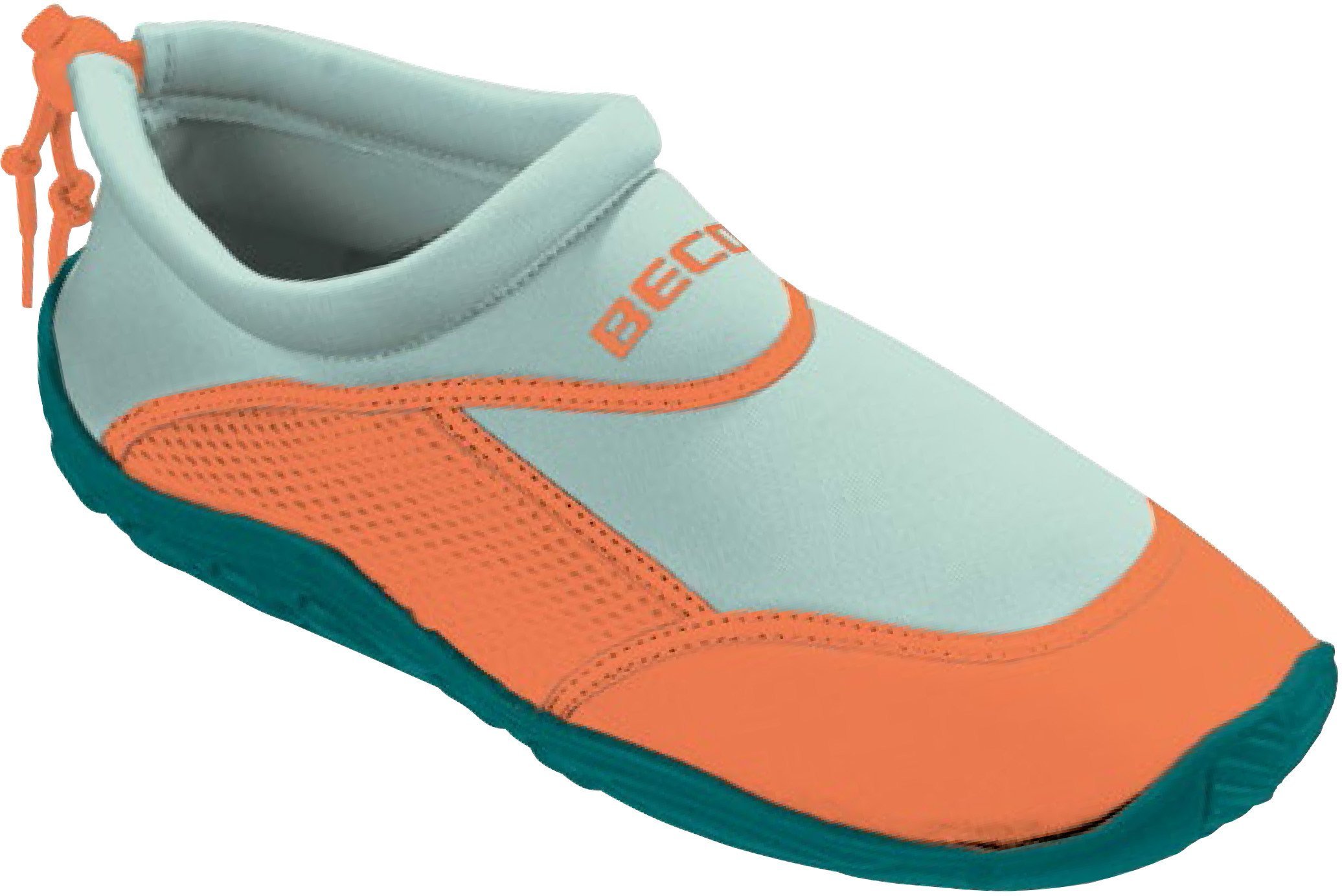 Aqua shoes unisex BECO 9217 388 42 orange/aqua